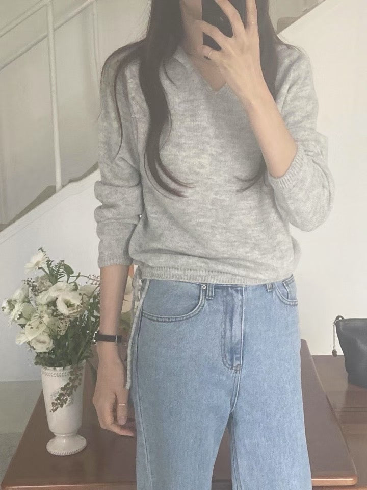 wholega hood knit-2col