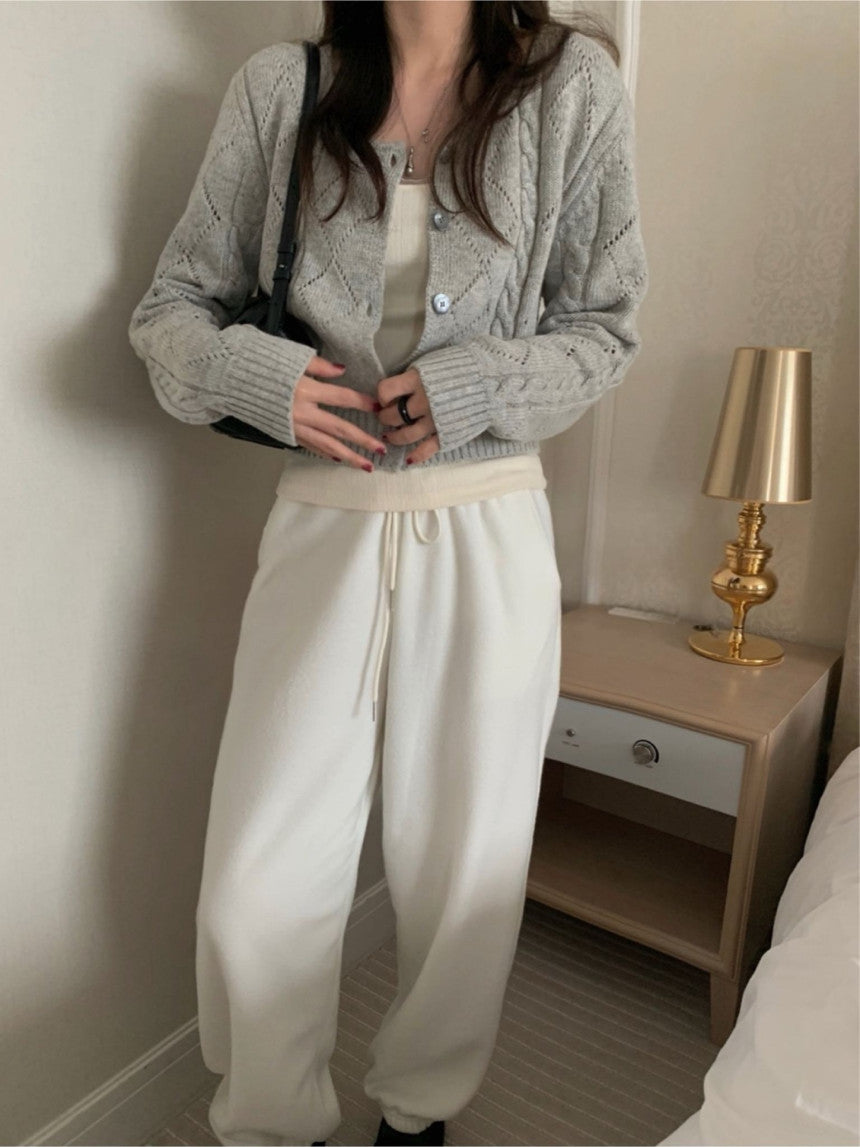 Sell fleece jogger pants-3col