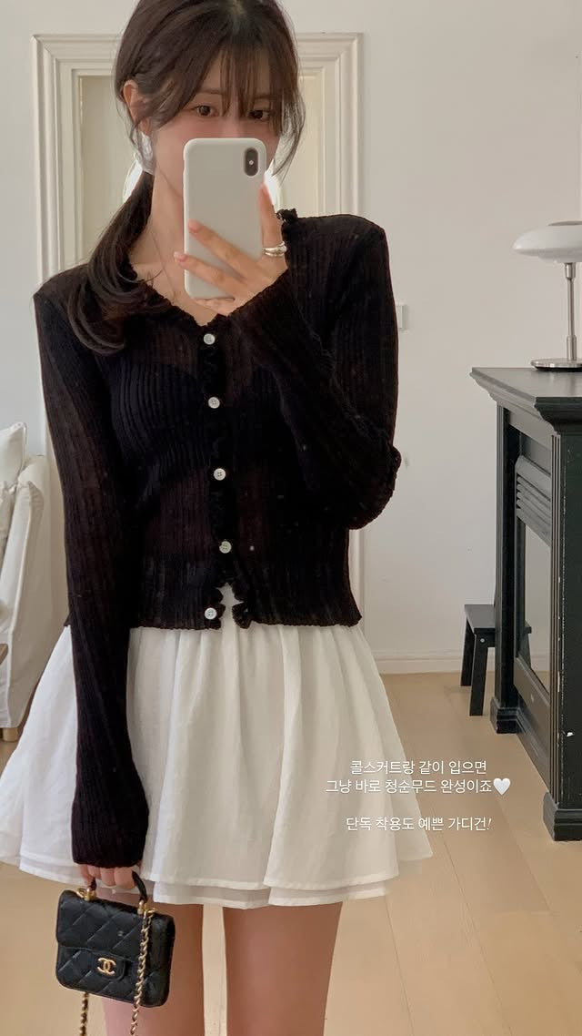 Jane linen cardigan-3col