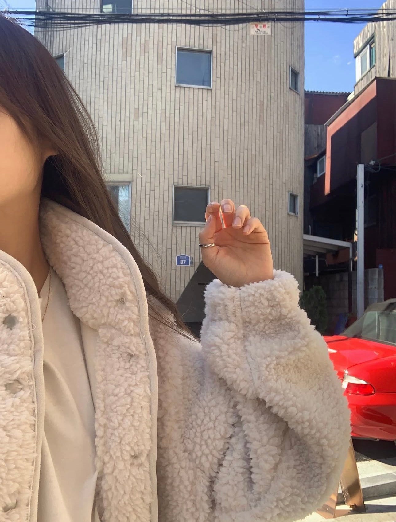 liter teddy searing fleece jumper-2col