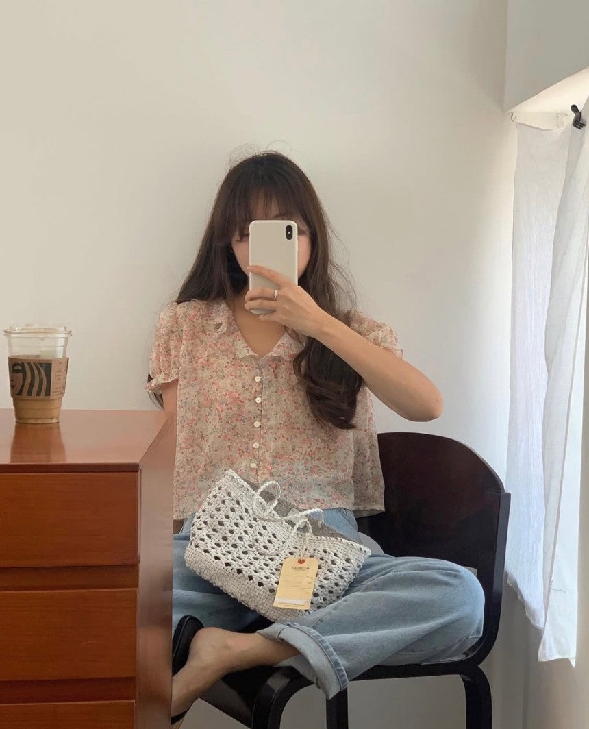 liter kiko flower blouse