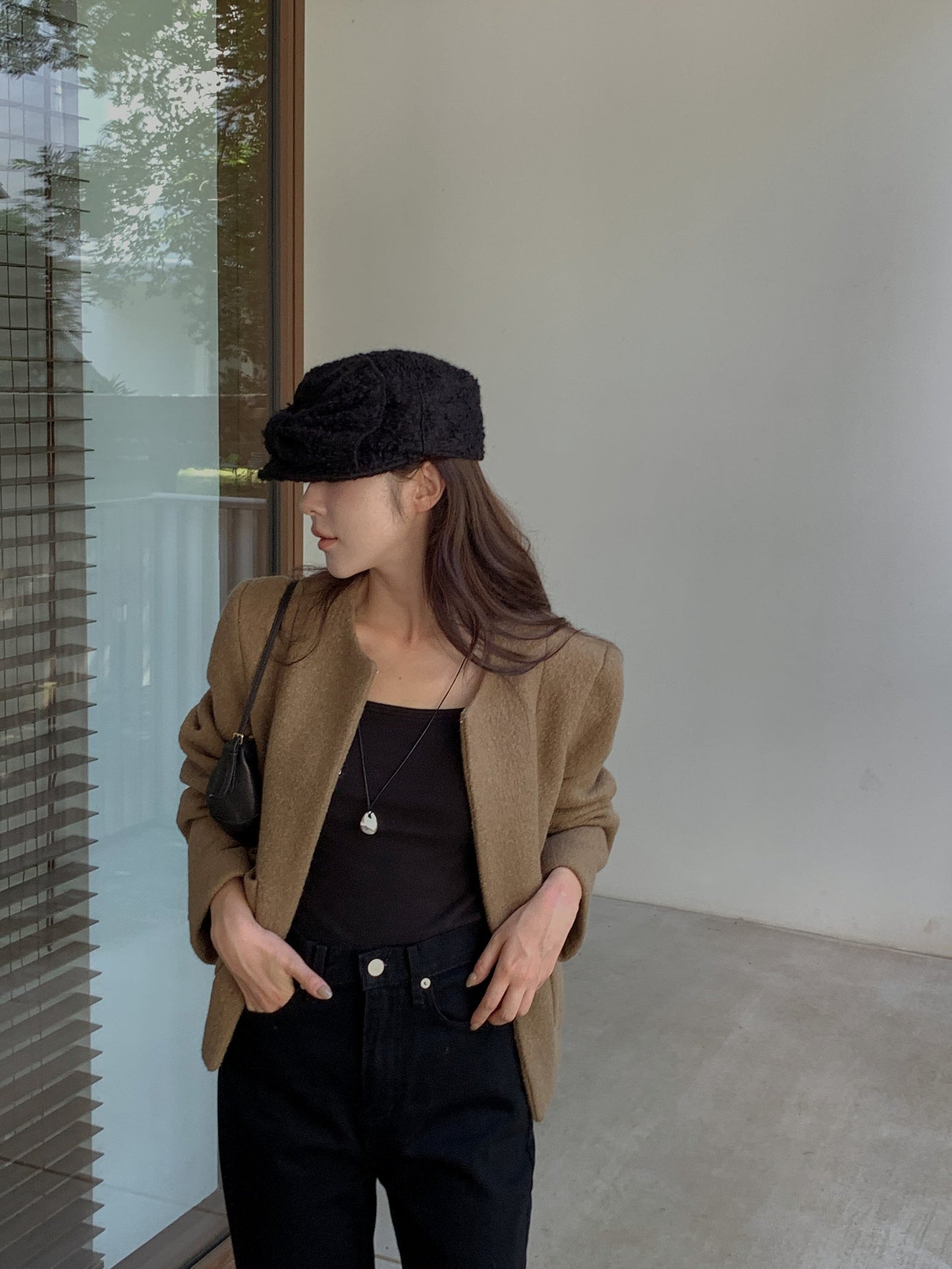racket wool jacket-3col