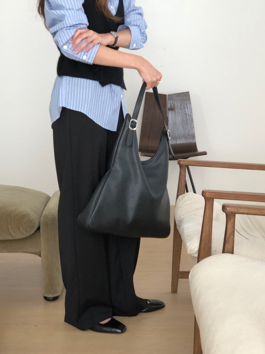 Row flare slacks-3col