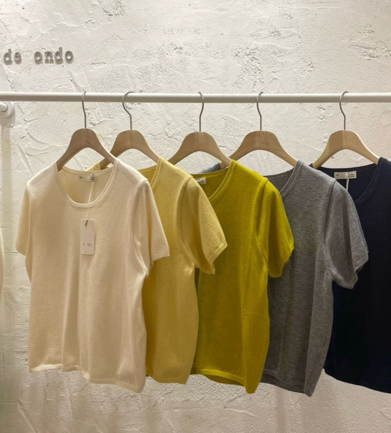 Deondo demu madal half knit-5col