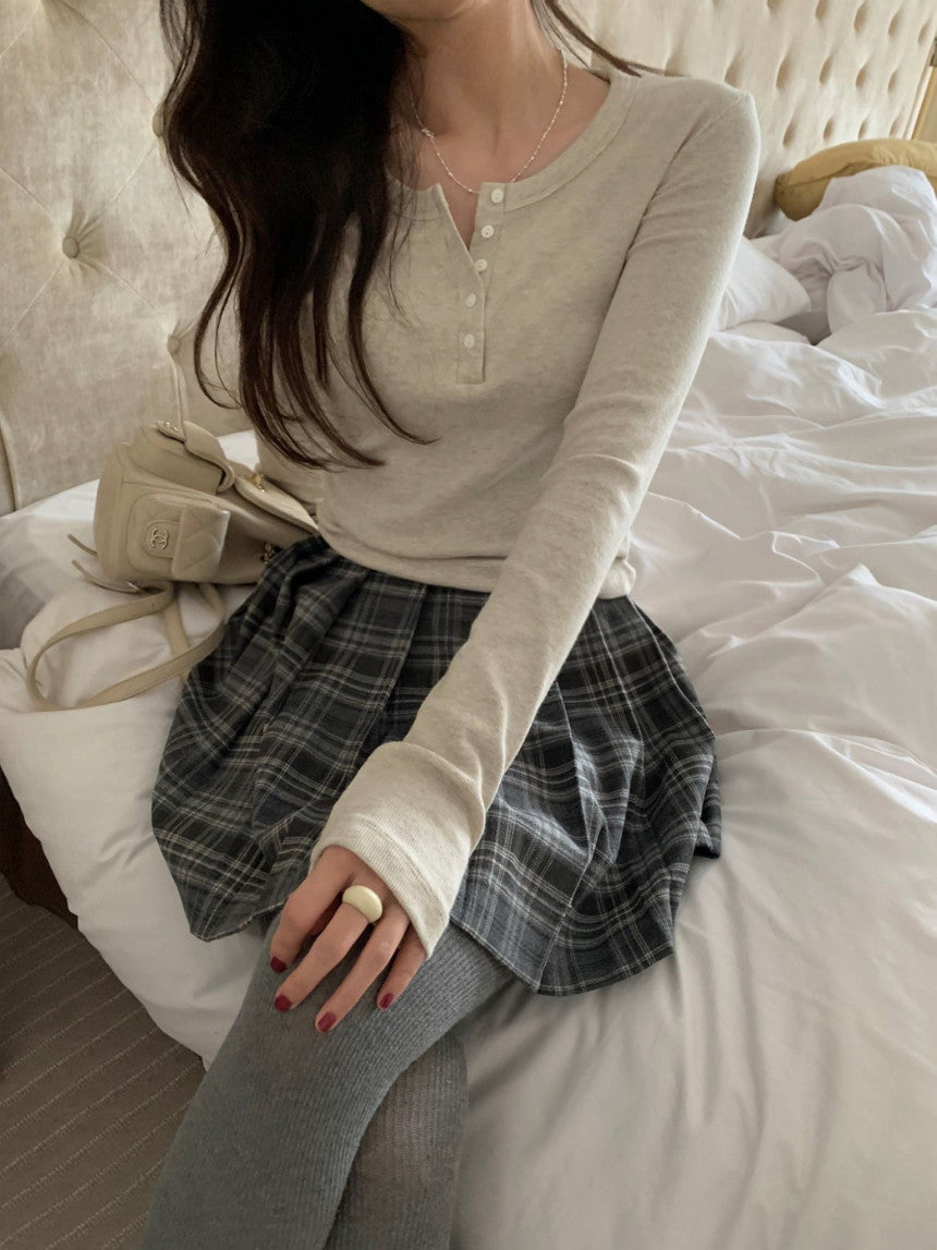 button winter T-4col