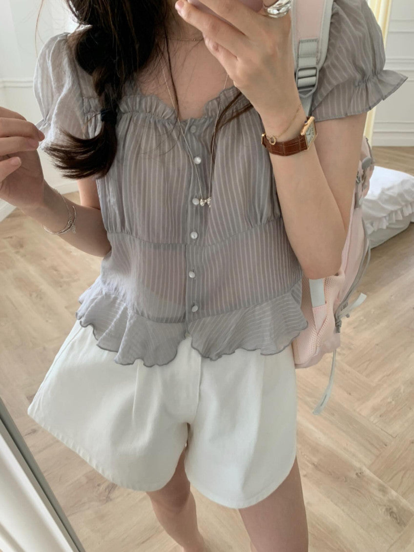 Oreo blouse-3col
