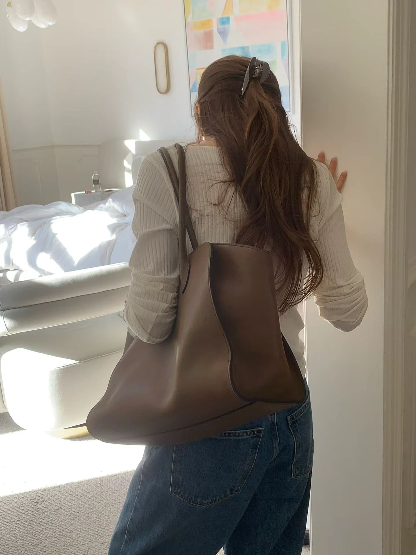 Ounce claire rib T-2col