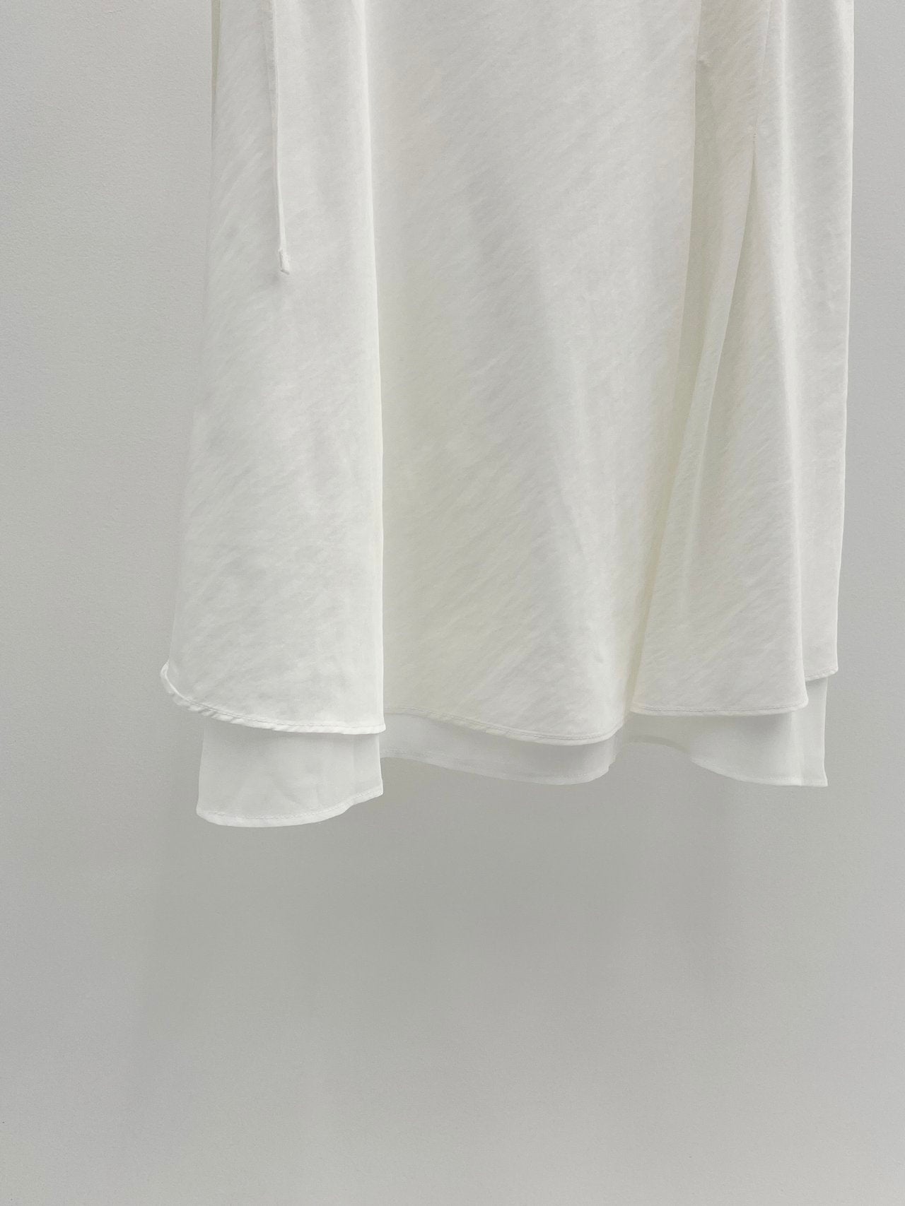 Layered string midi skirt-2col