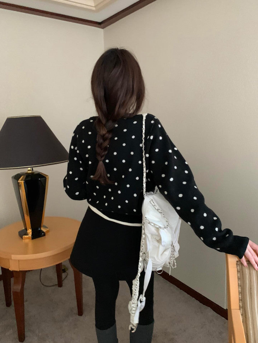 dot cash cardigan-2col