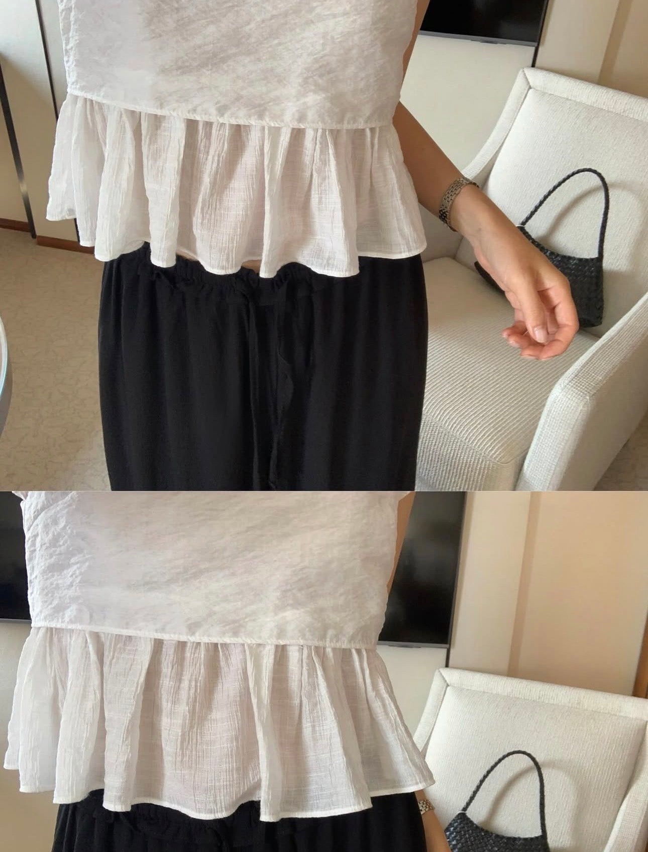 liter coco frill yoru pants-2col