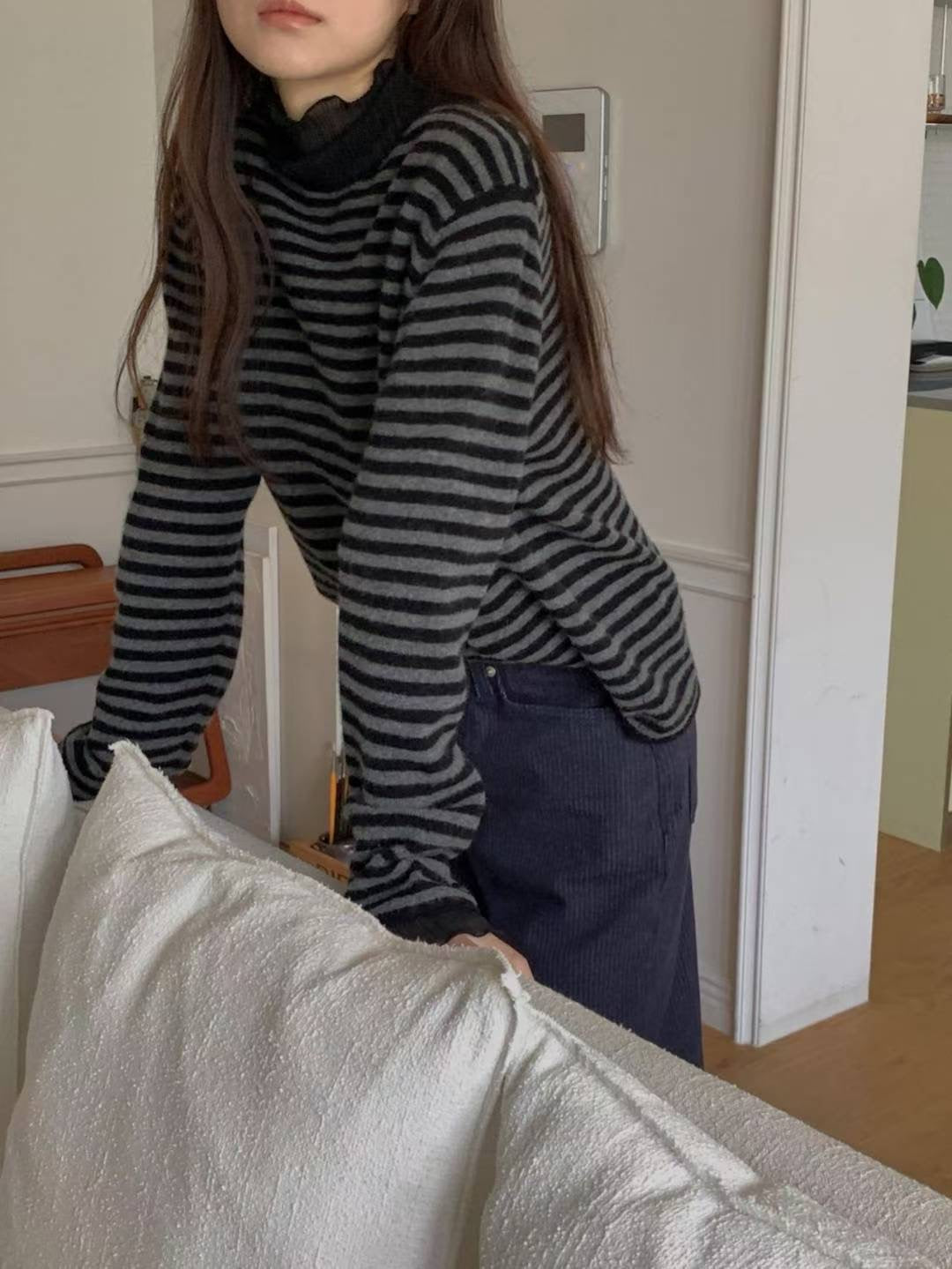 cash boat neck s.t knit-3col