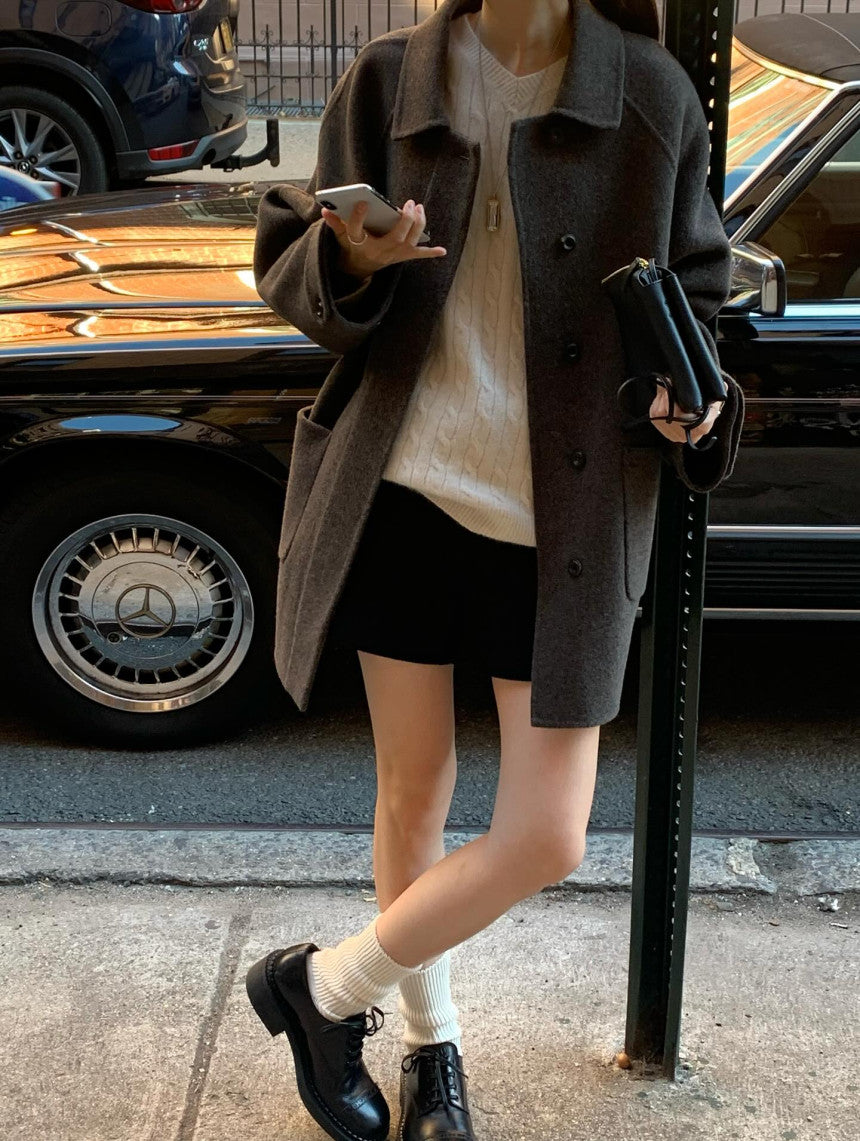 Bruni half handmade coat