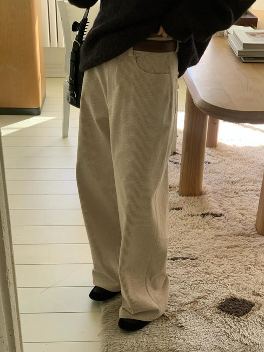 Isabel corduroy pants-2col