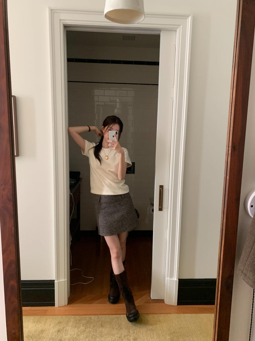 Haven wool skirt-2col