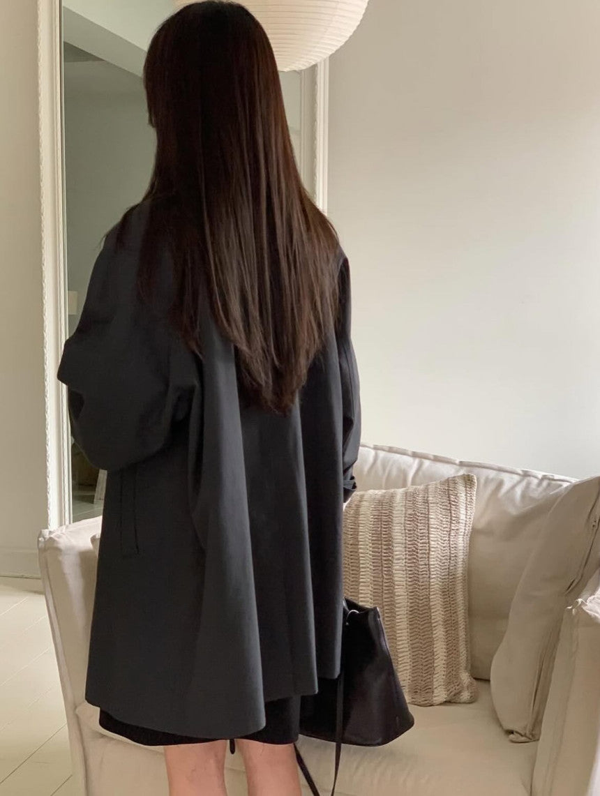 meli high-neck trench-2col