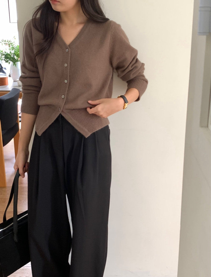Raccoon cardigan-4col