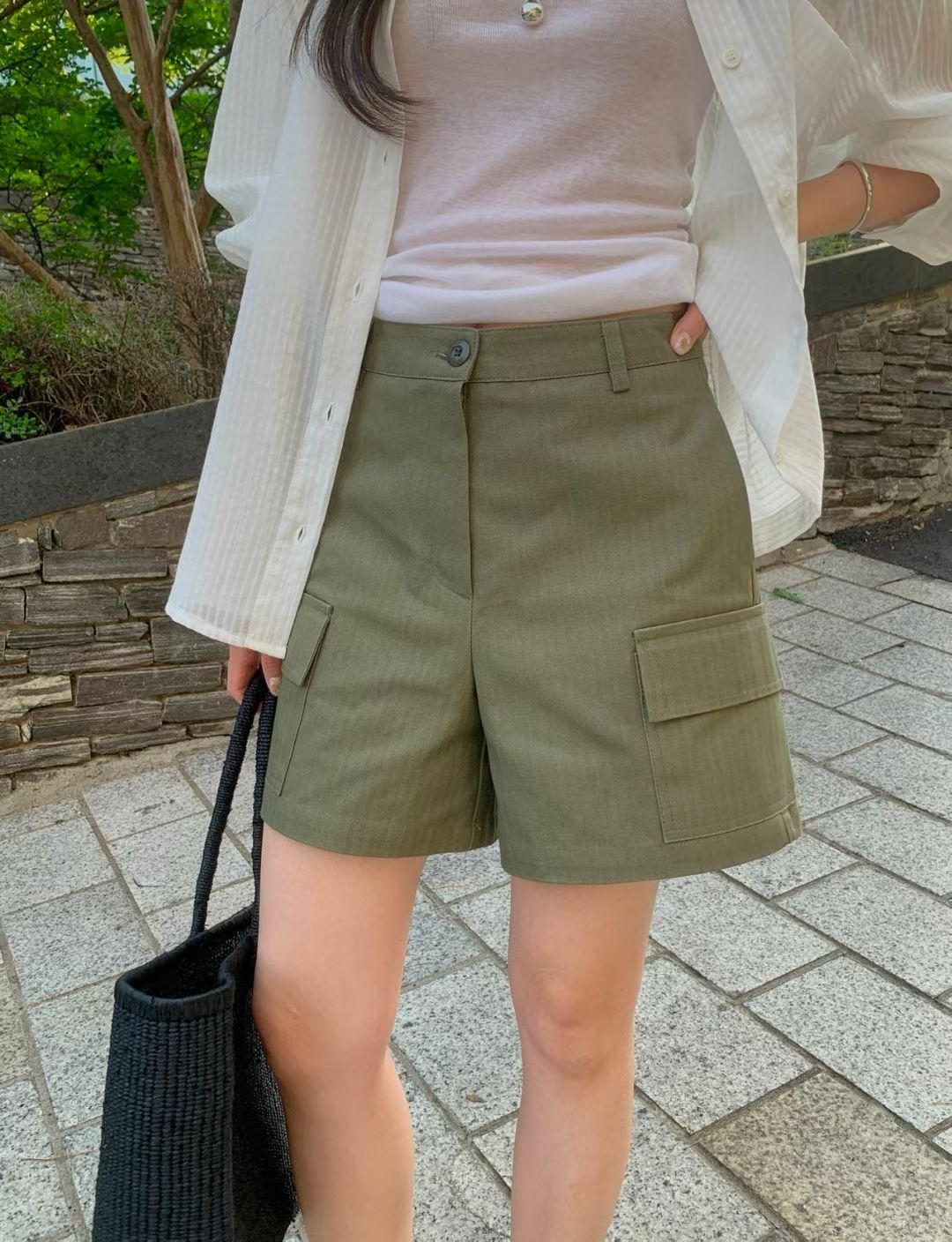 Herring cargo shorts-3col