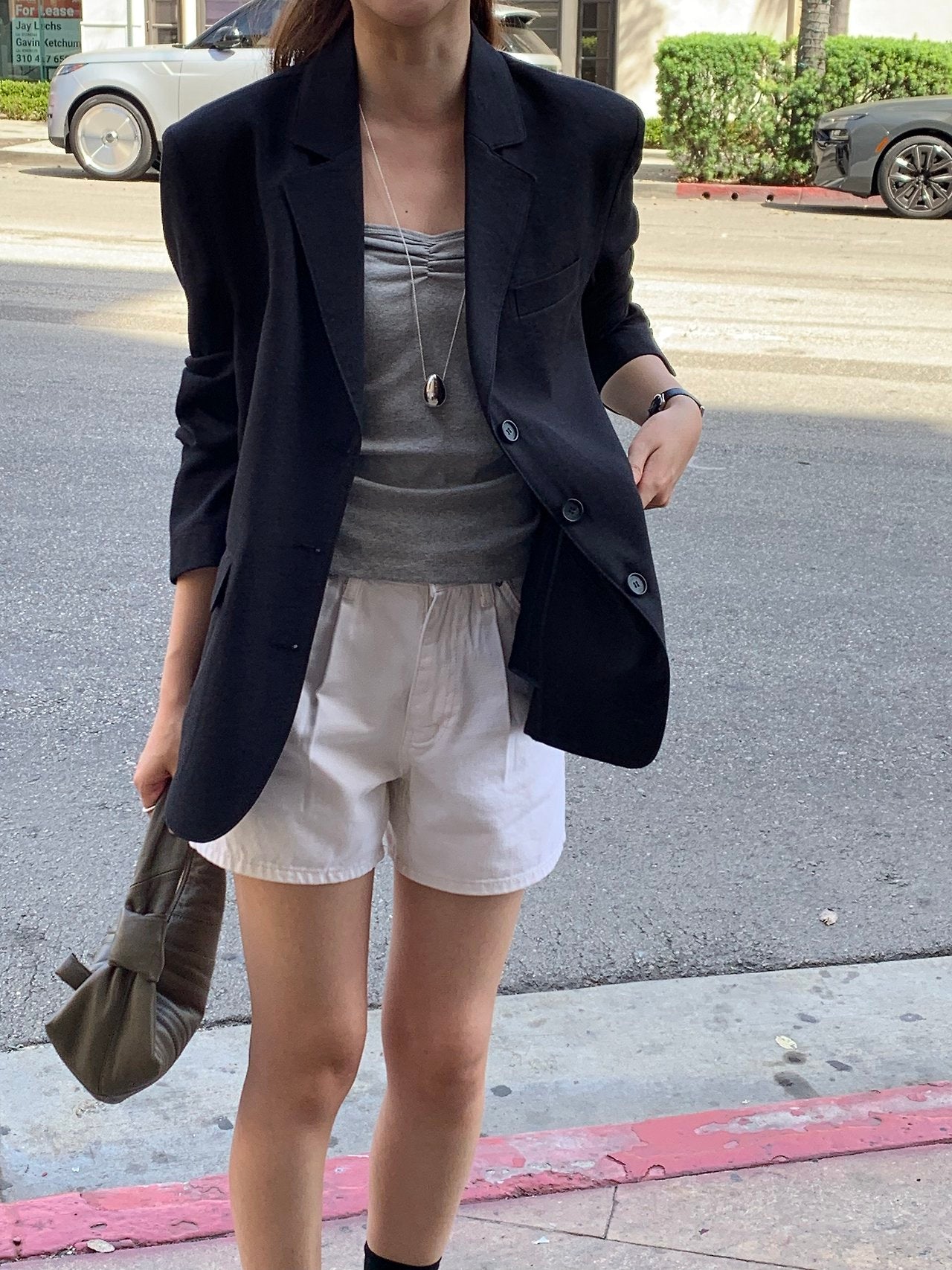 Mago linen blazer-2col