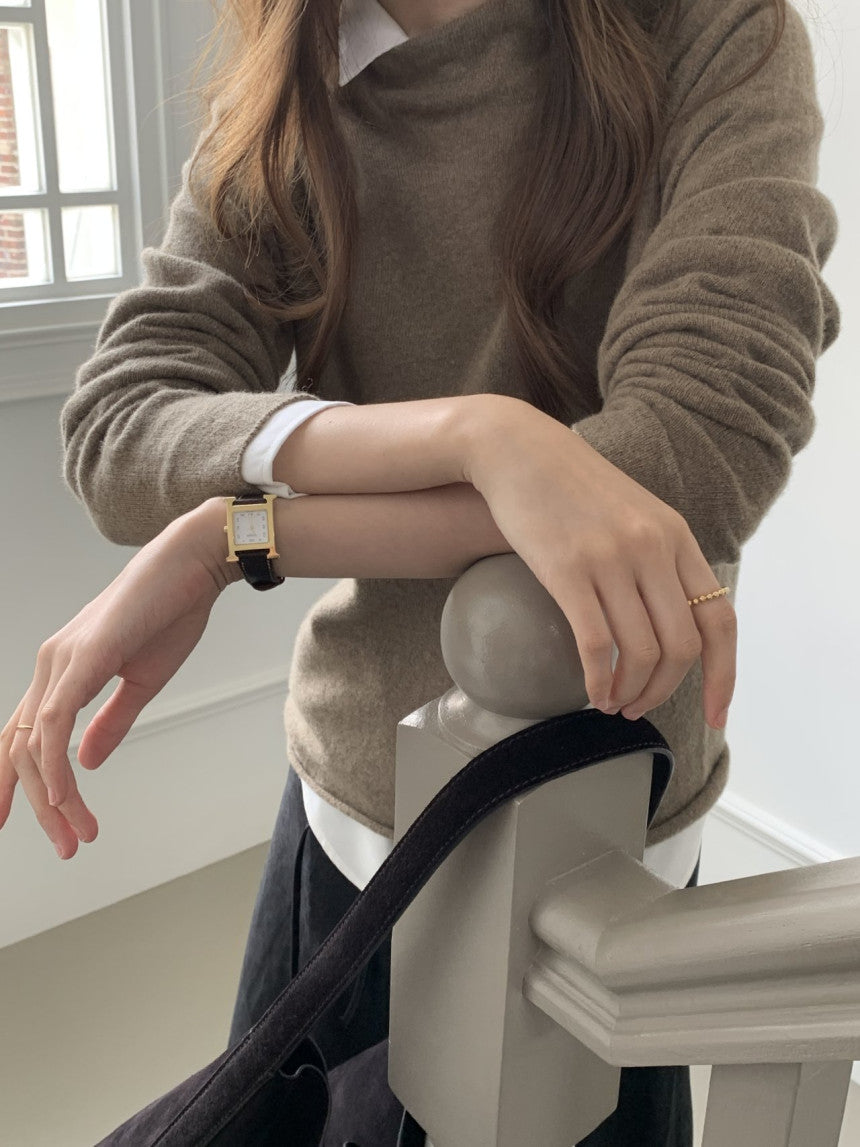 Lanoa cashmere wholegarment knit-4col