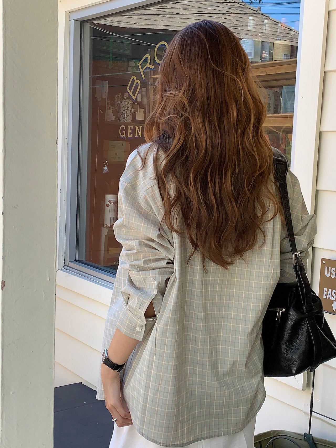 Halen check shirt-2col