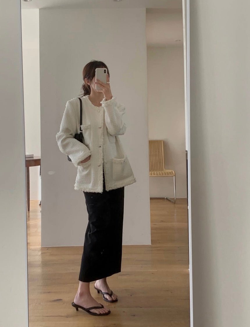 Edga tweed jacket-3col