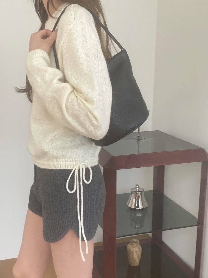wholega hood knit-2col
