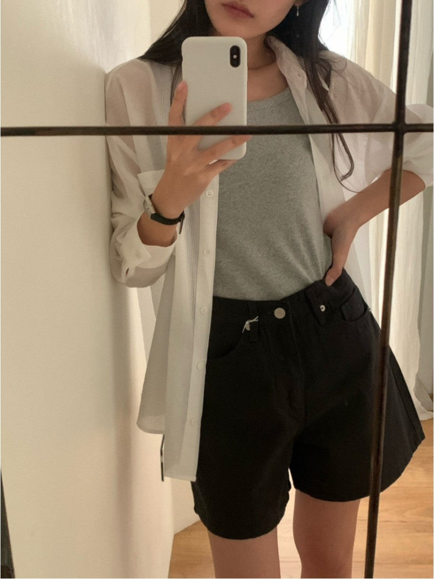 Millie cotton shorts-3col
