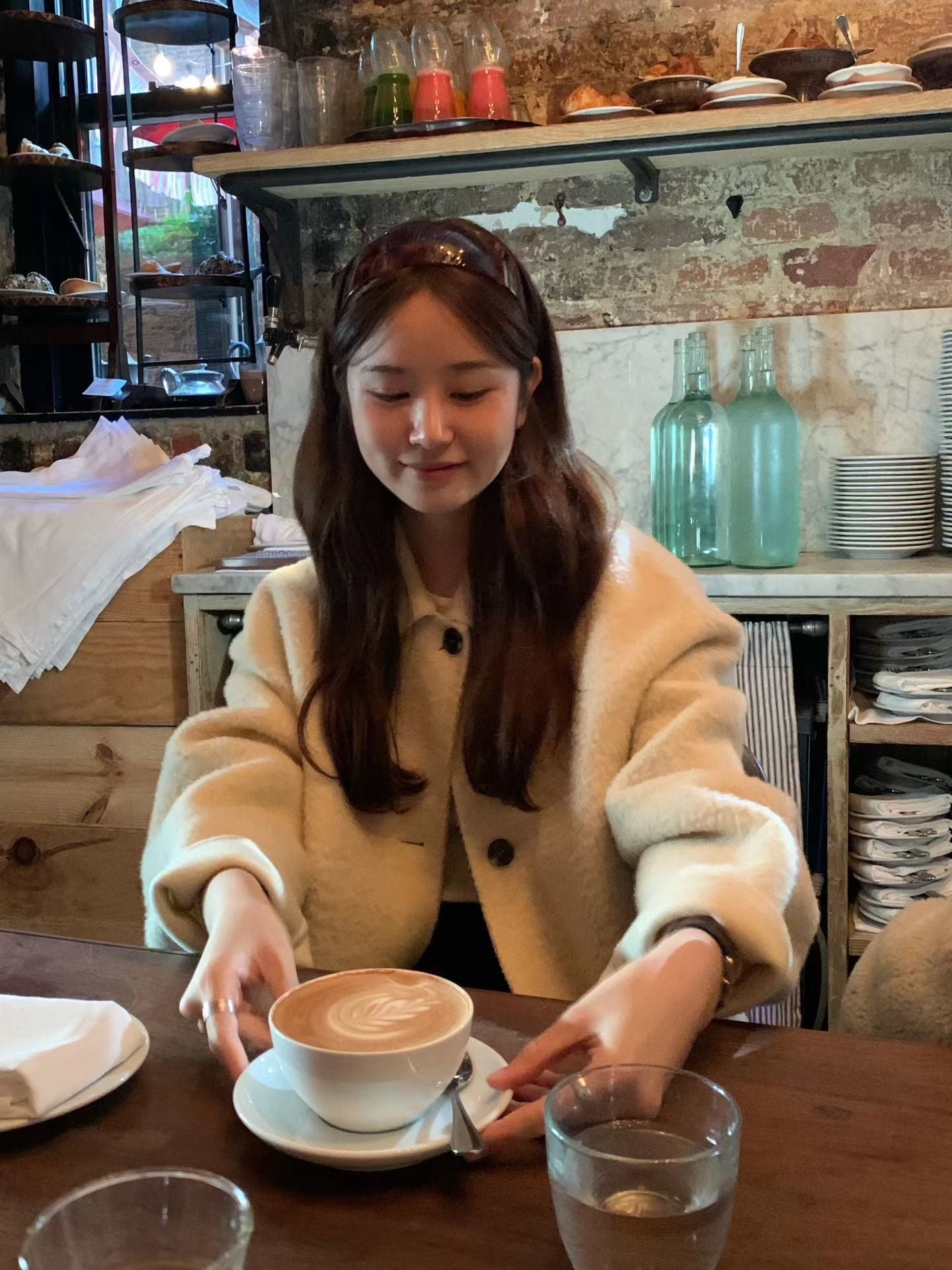 Ounce sophie alpaca handmade coat-2col