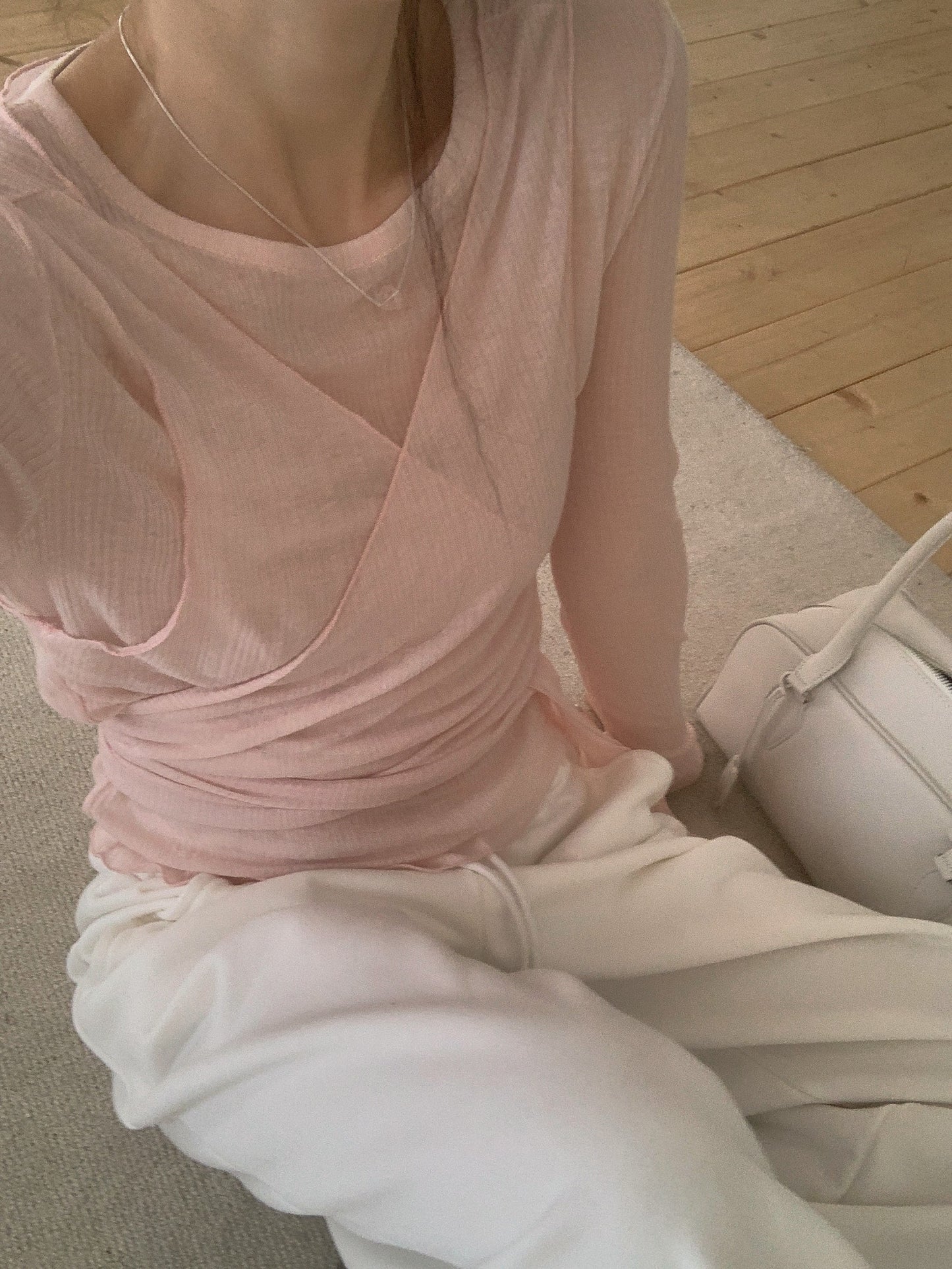 Sophie wrap vest&T set-3col