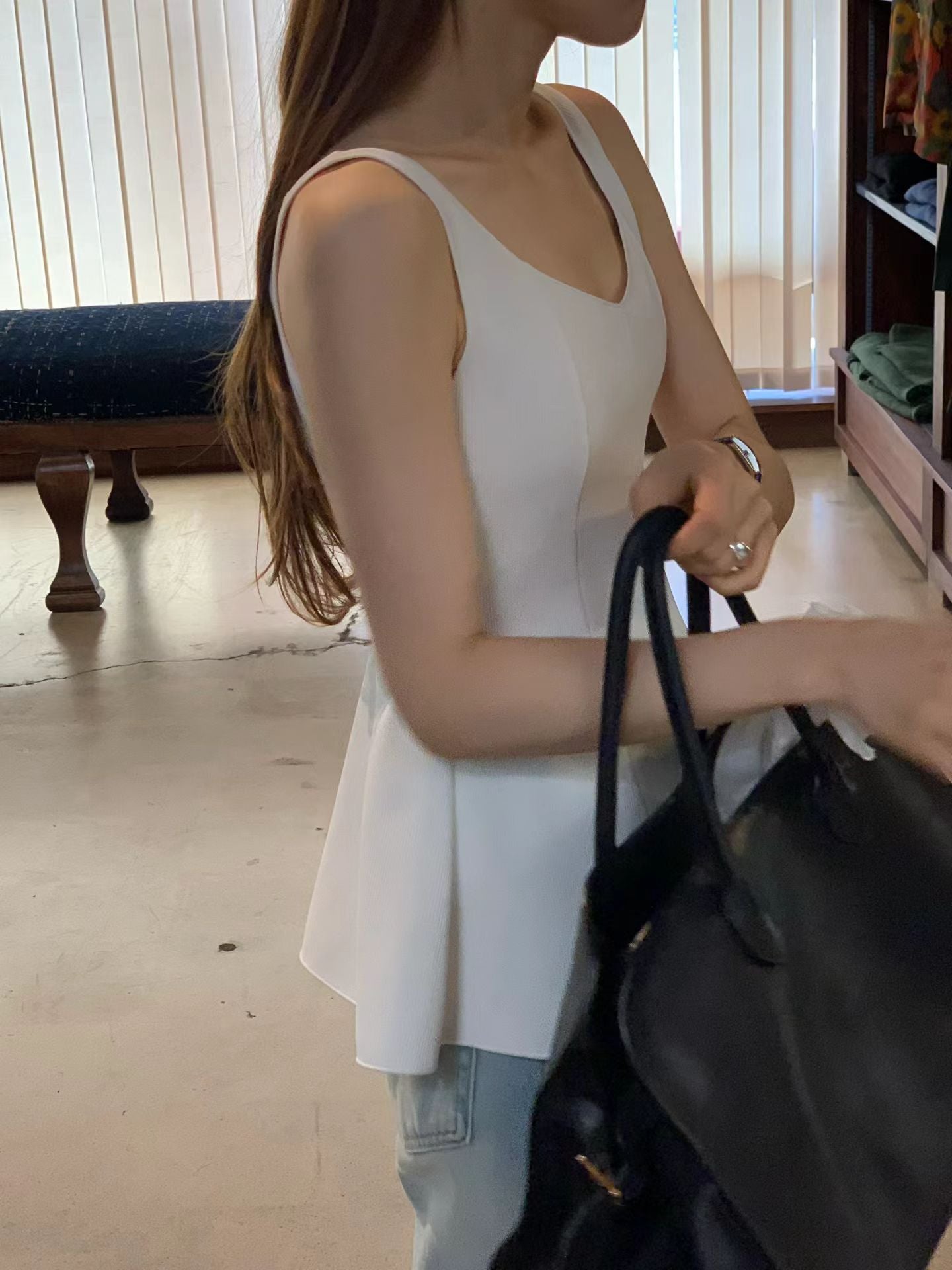 Ounce nas flare blouse-2col