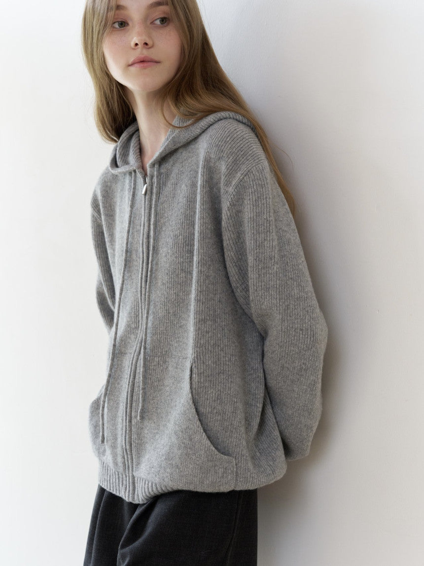 Chappelle hoodie zip up cardigan-3col