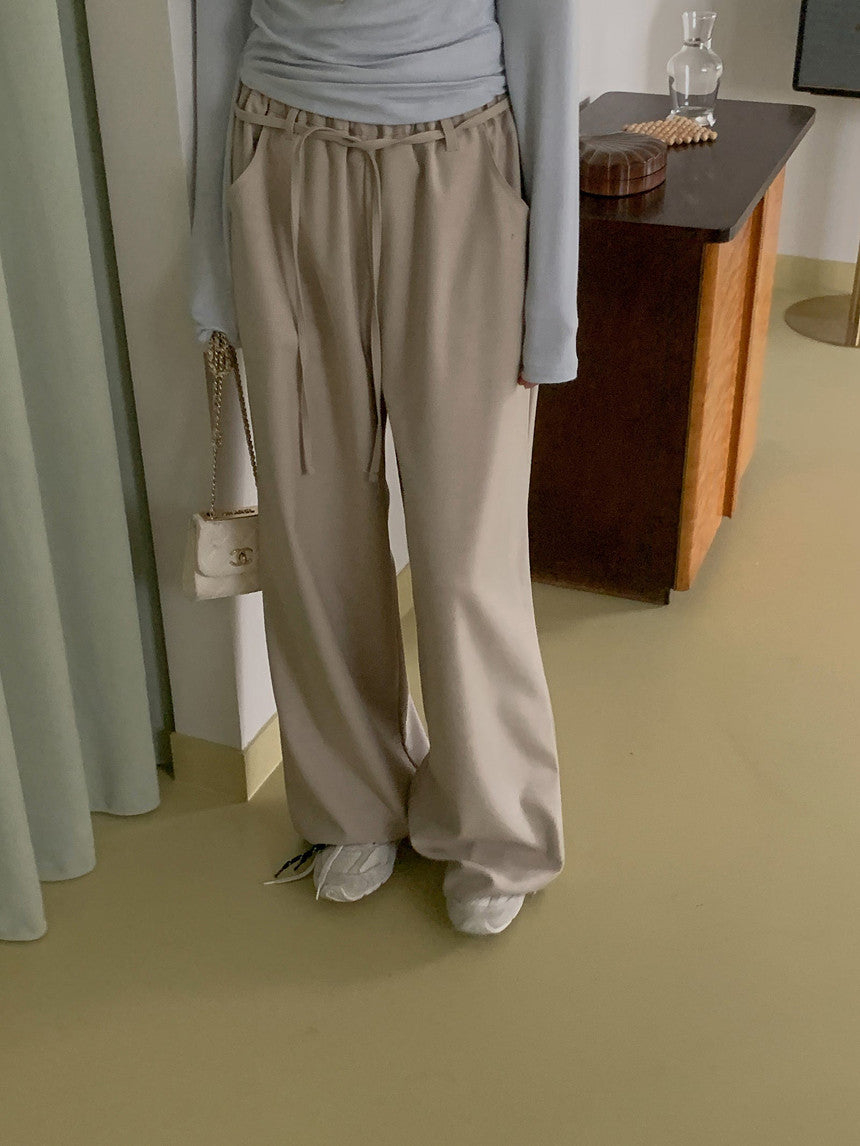 mousse wool slacks-3col