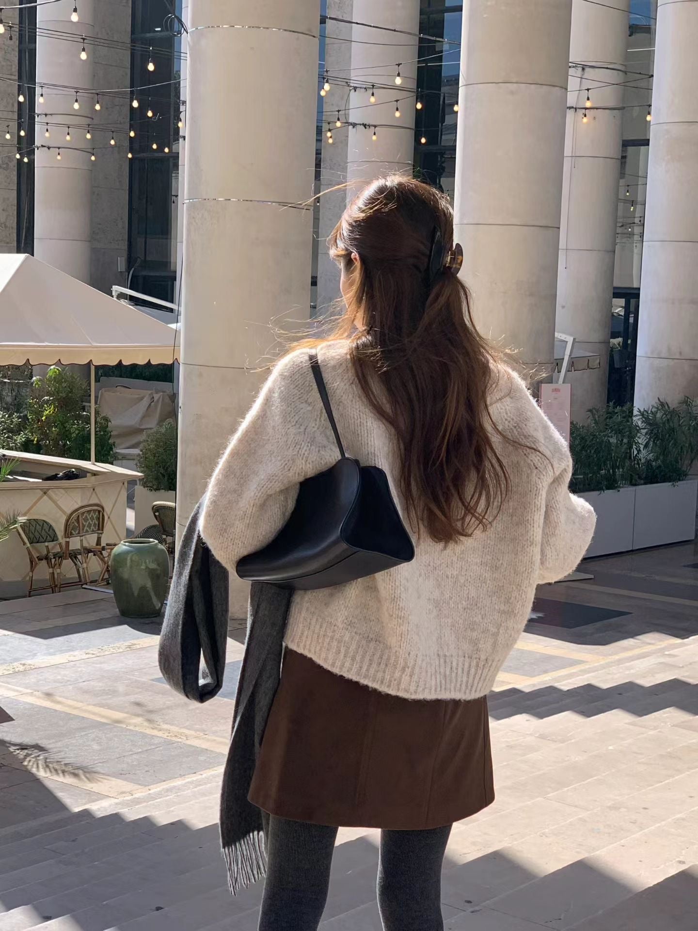 Ounce jane round cardigan-2col