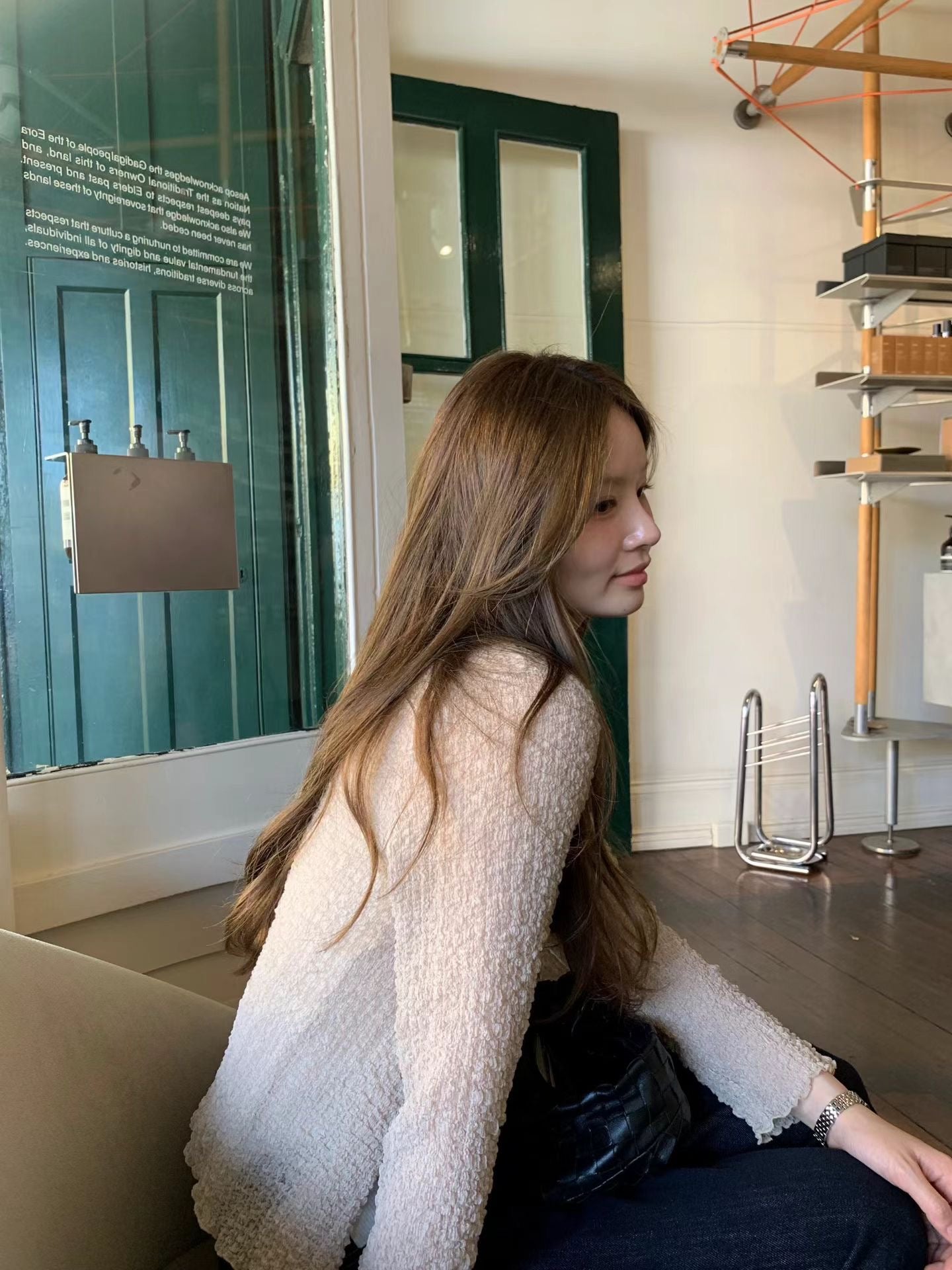 Ounce cloud wrinkle cardigan-3col