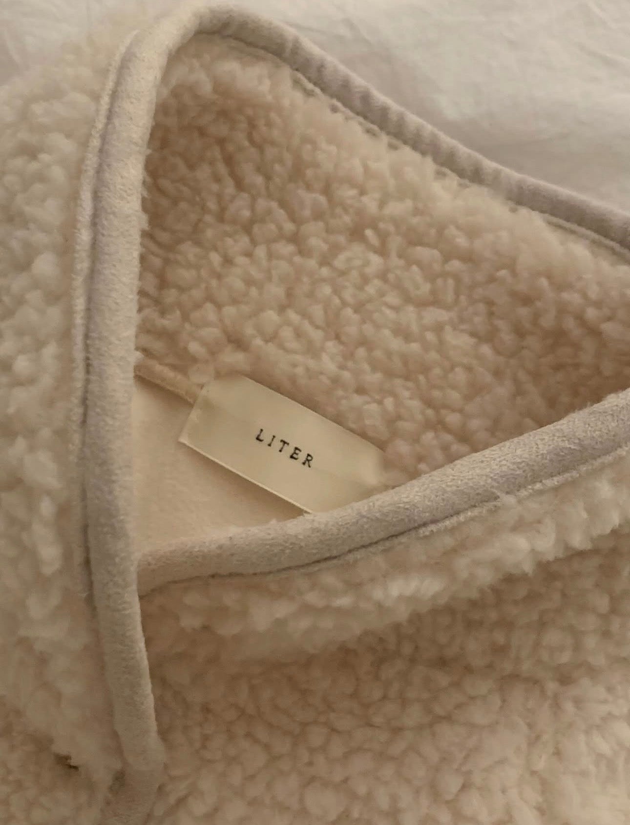 liter teddy searing fleece jumper-2col