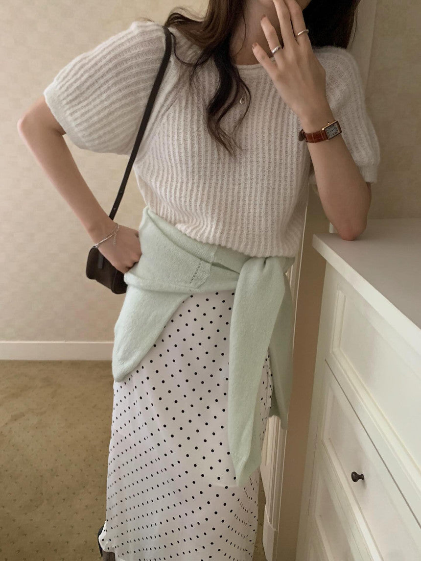 Beyond puff knit-3col