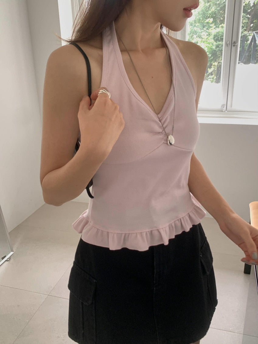 muse halter sleeveless-4col