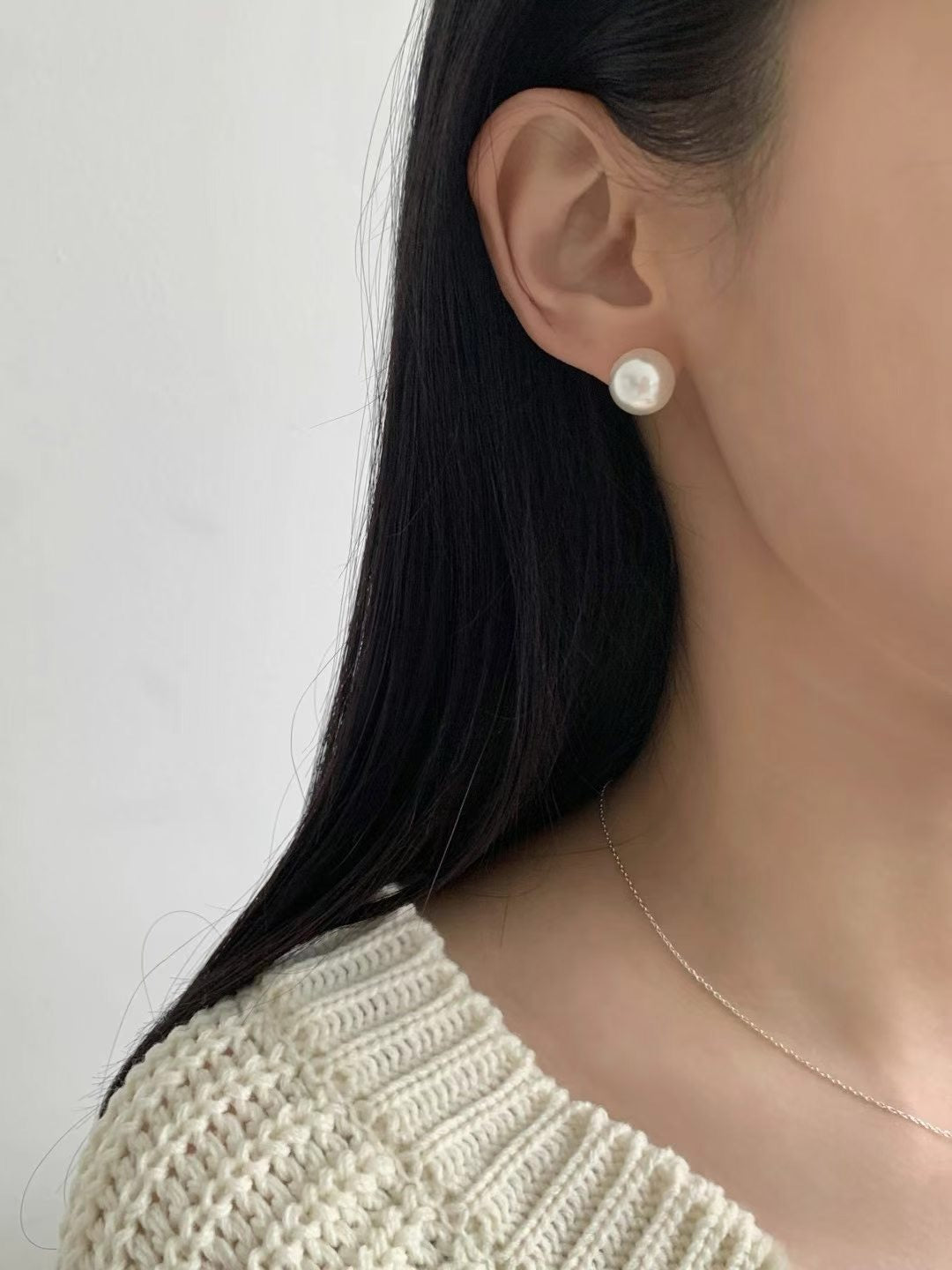pearl earrings