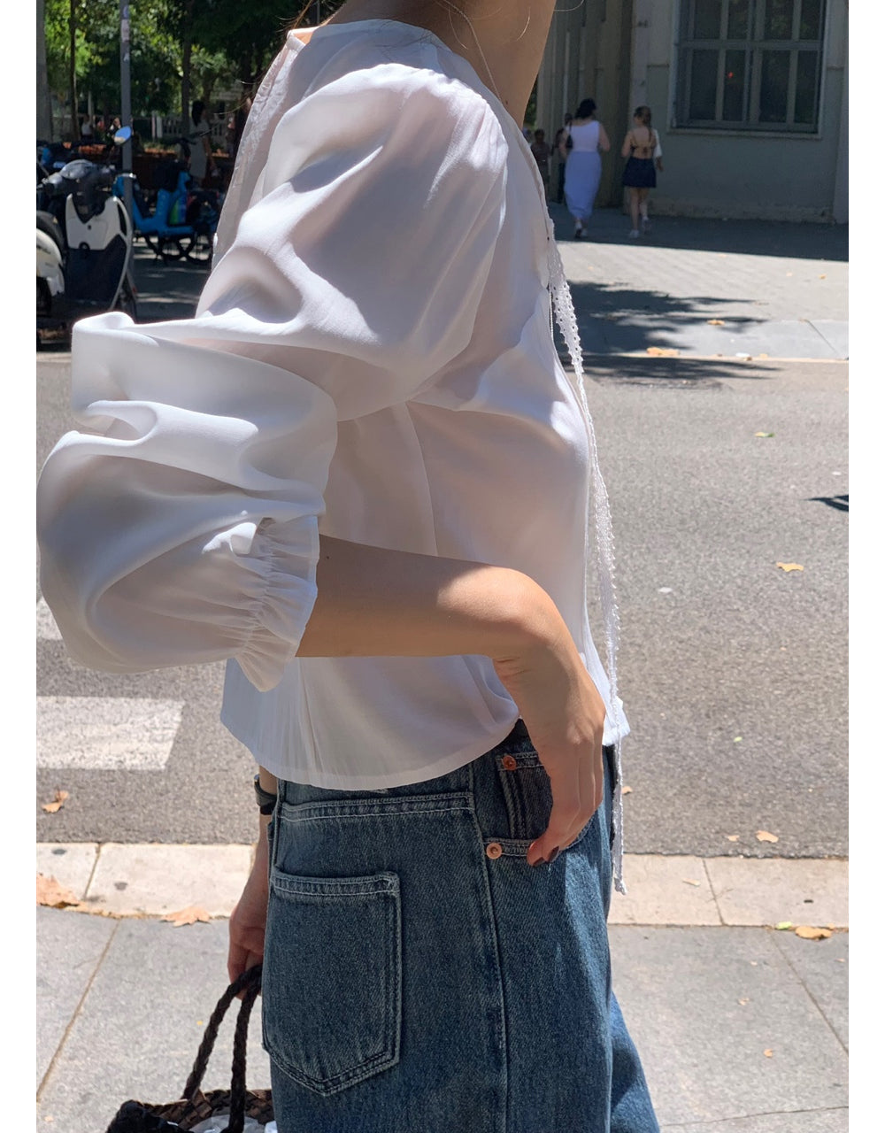 Shining blouse-3col