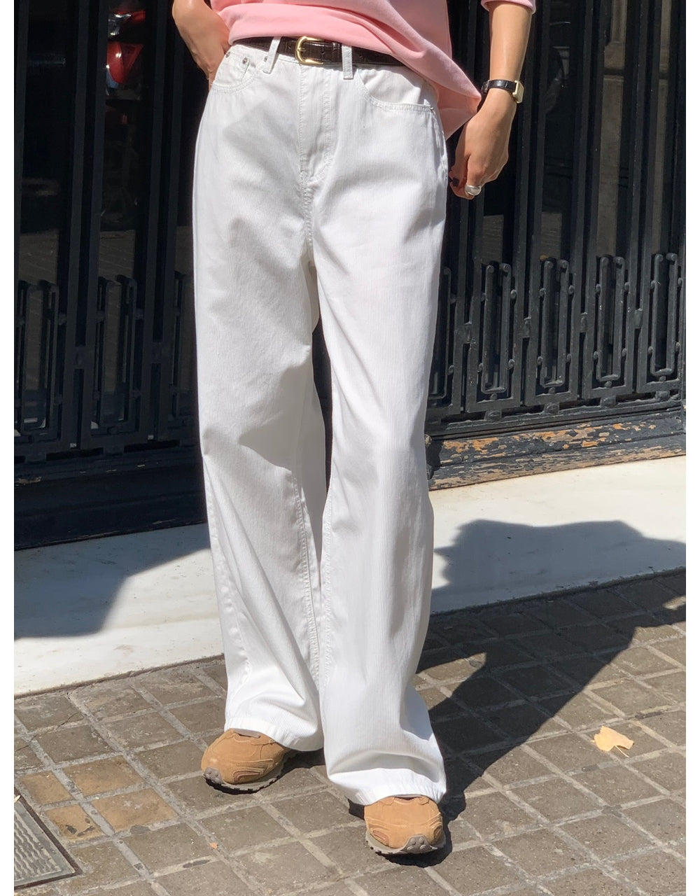 Tissue rib denim