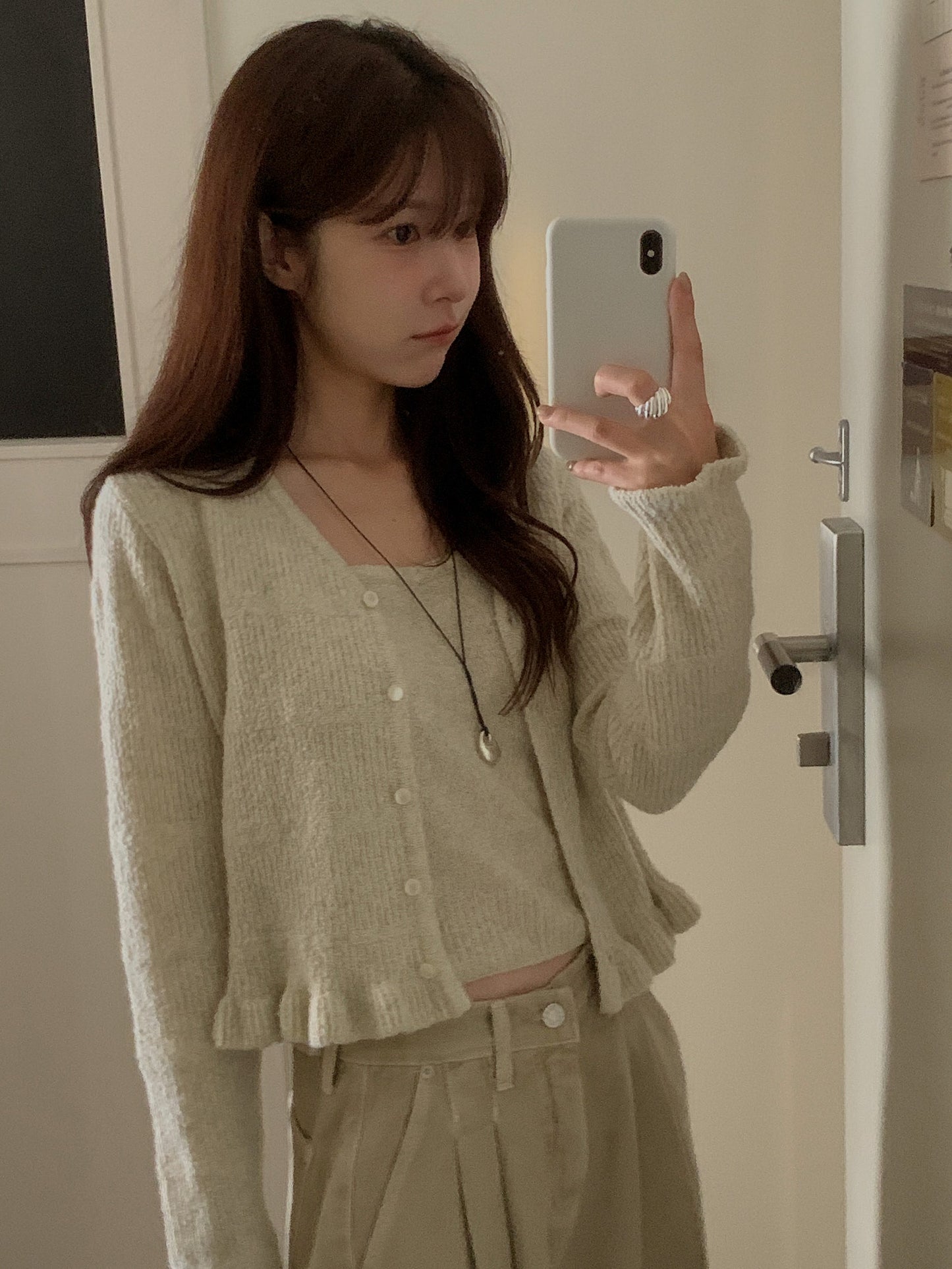 Corr bustier&cardigan-3col