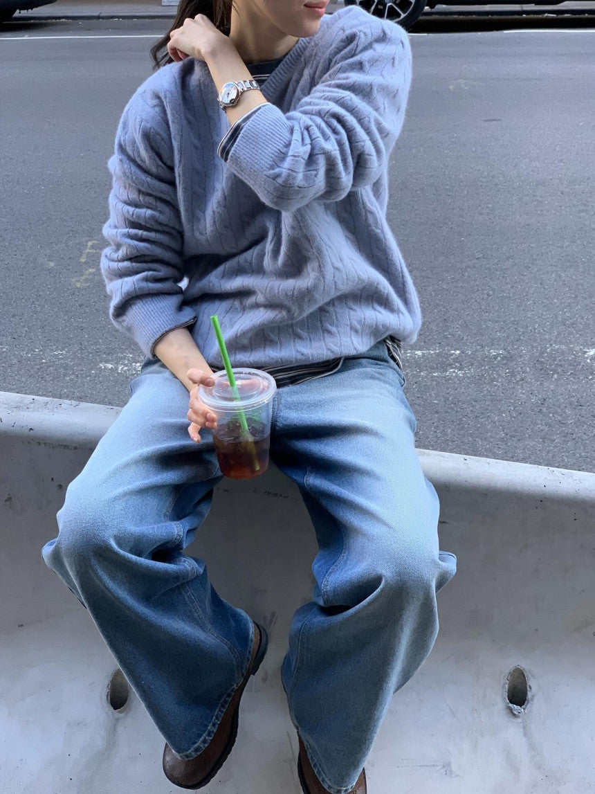 Marong cable knit-4col