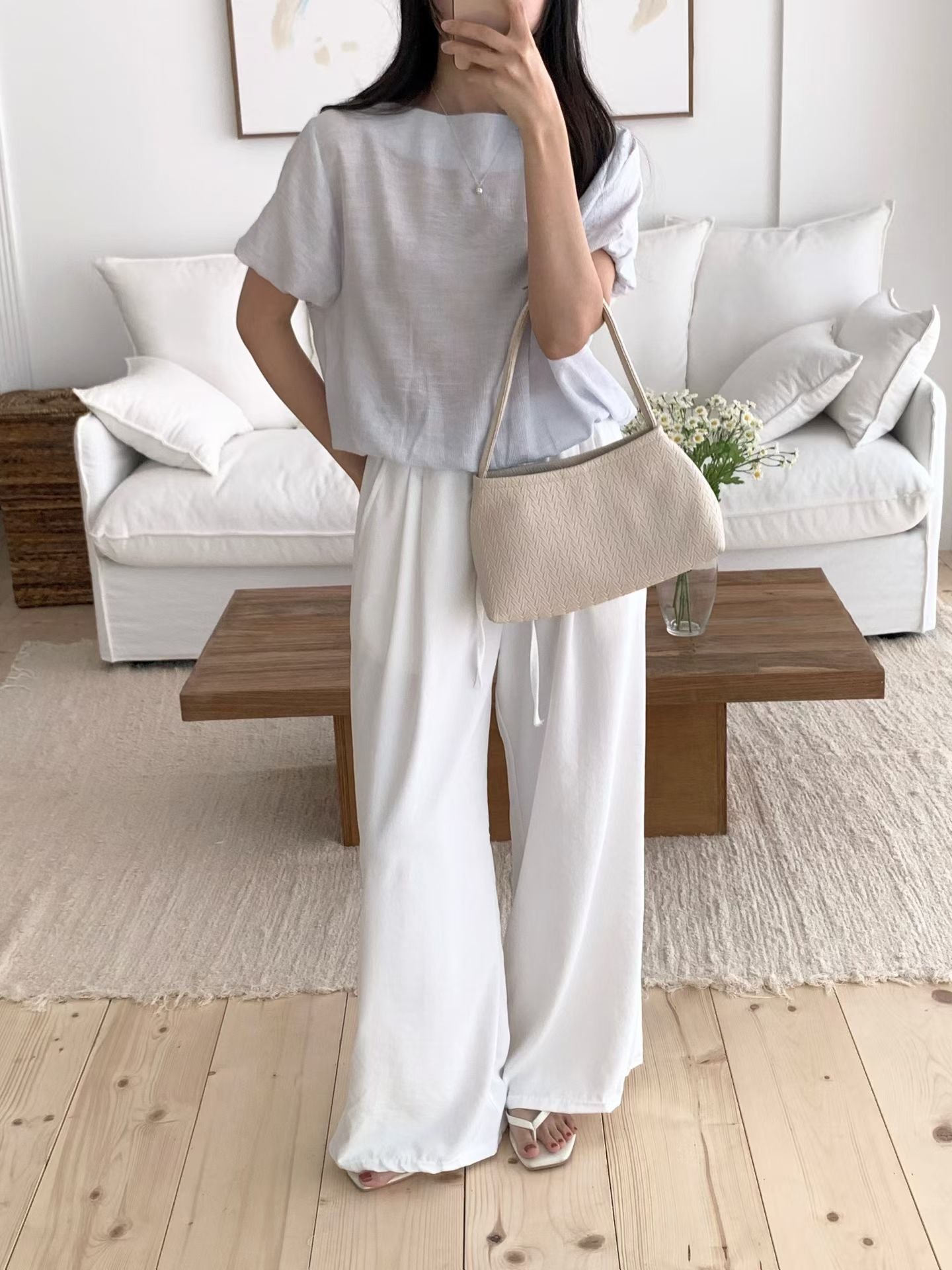 may balloon blouse-4col