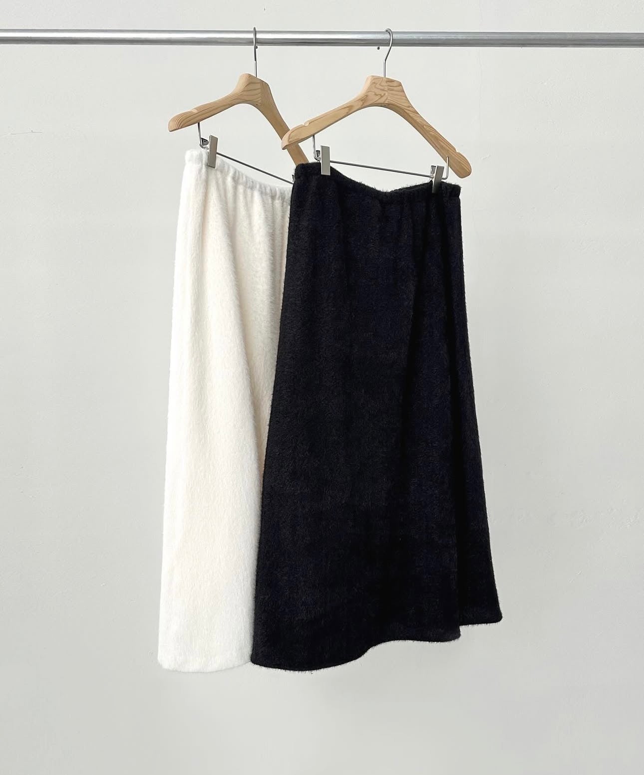 liter sana fur flare skirt-2col