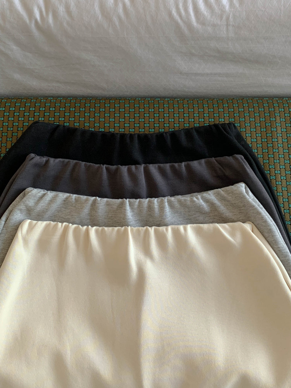 Macaron banding skirt-4col