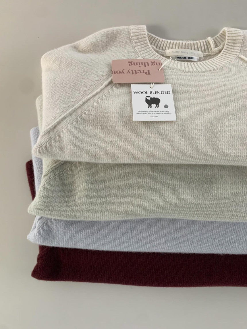 wool reglan knit-4col