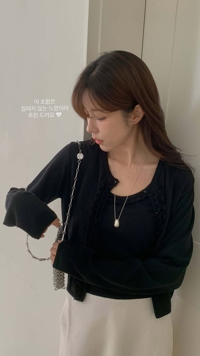 Boni sleeveless&cardigan-3col