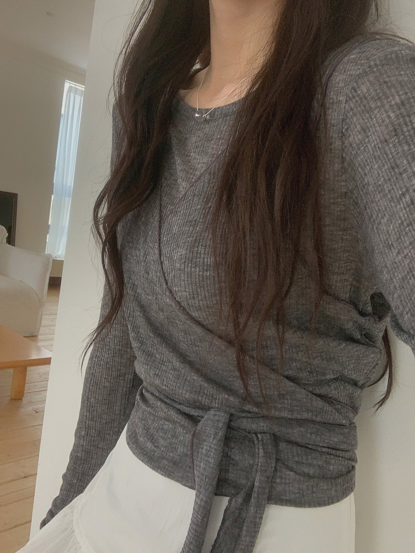 Sophie wrap vest&T set-3col