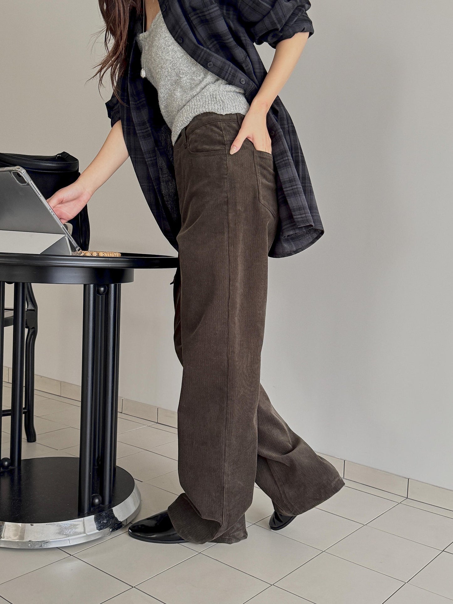 Tilber corduroy pants-3col/ショート丈あり