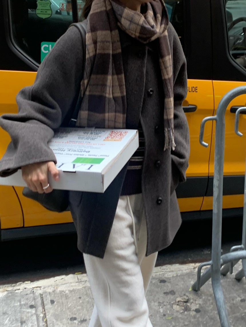 Bruni half handmade coat